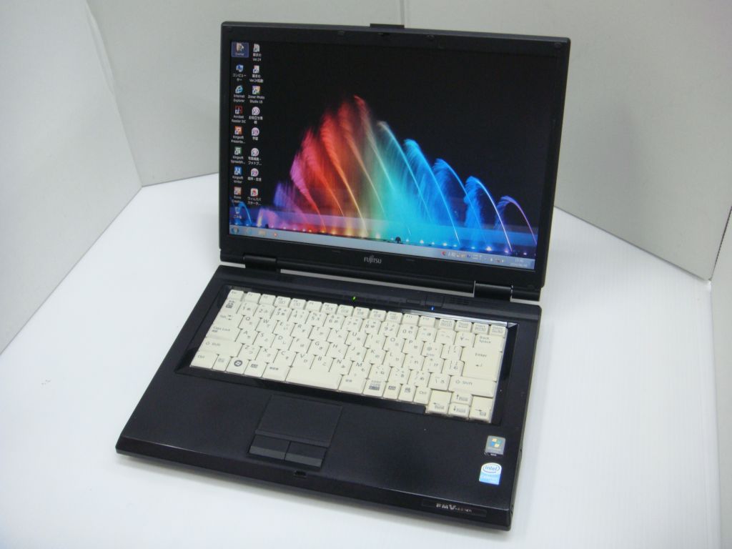 富士通 FMV-A8260 CPU：Celeron 1.86GHz /メモリ：2GB / HDD：80GB / ドライブ：DVDスーパーマルチ /  通信：LAN / OS：Windows 7 HomePremium 32bit / KingSoftOffice2013 中古ノートパソコンが激安販売中！  中古パソコン市場