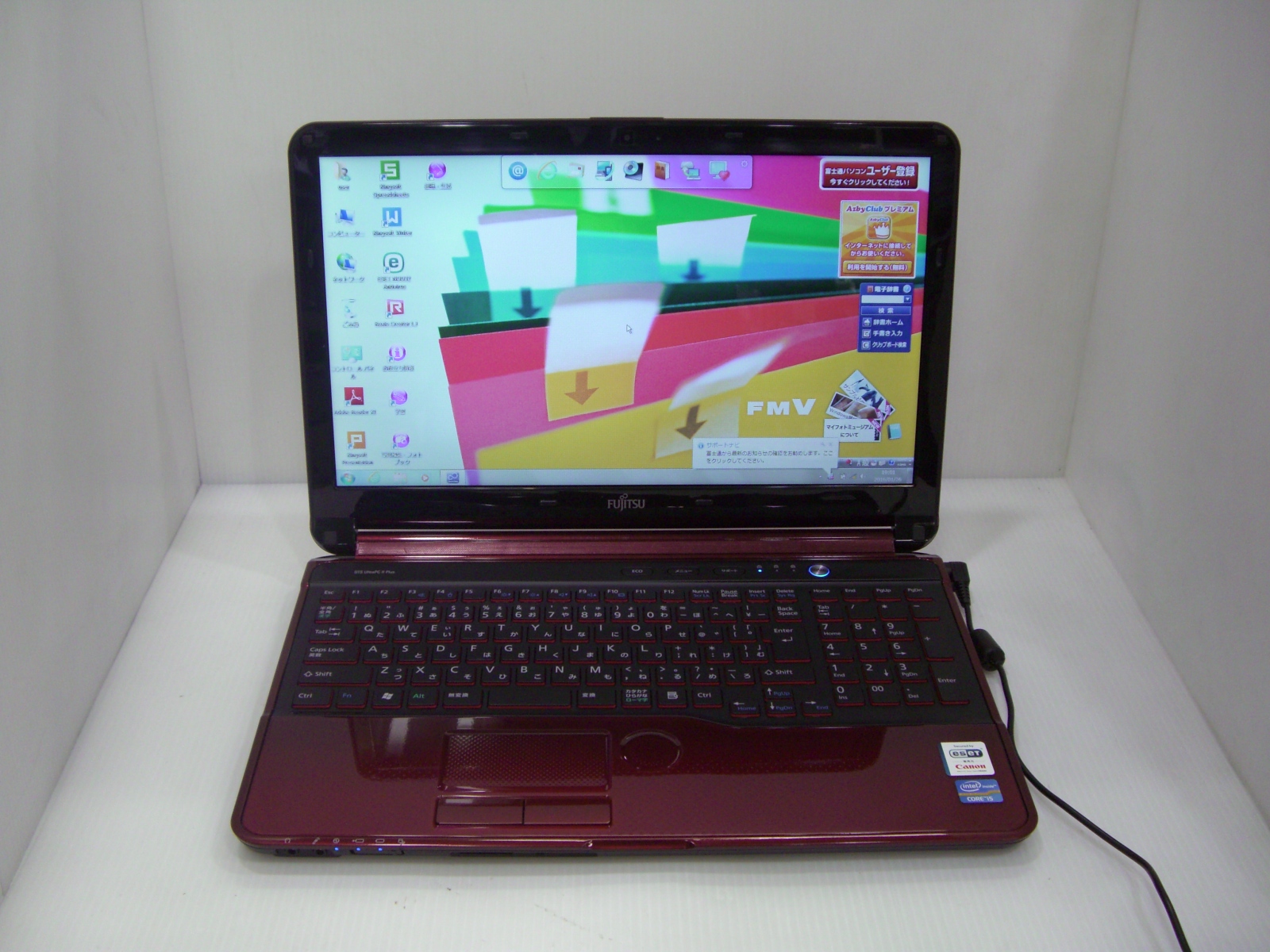 ○富士通lifebook AH54 i5-2450M SSD240GB#2290