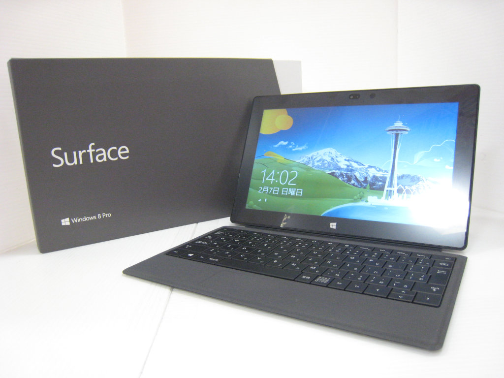 MicroSoft Surface Pro CPU:Core i5-3317U 1.70GHz / メモリ：4GB