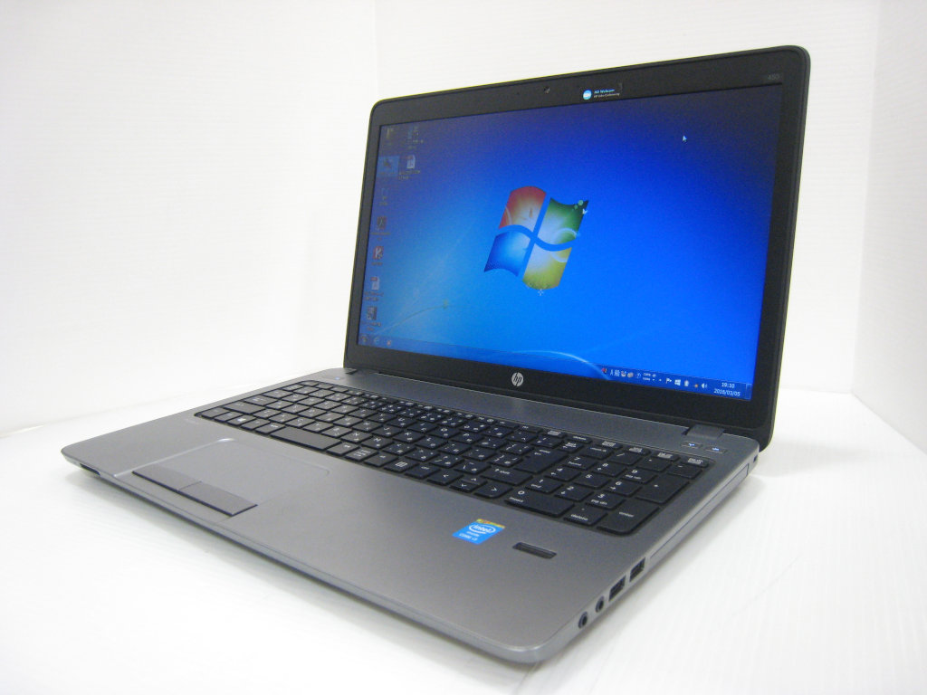 HP Probook 450 G1 CPU:Core i3 4000M 2.40GHz / メモリ：8GB / SSD