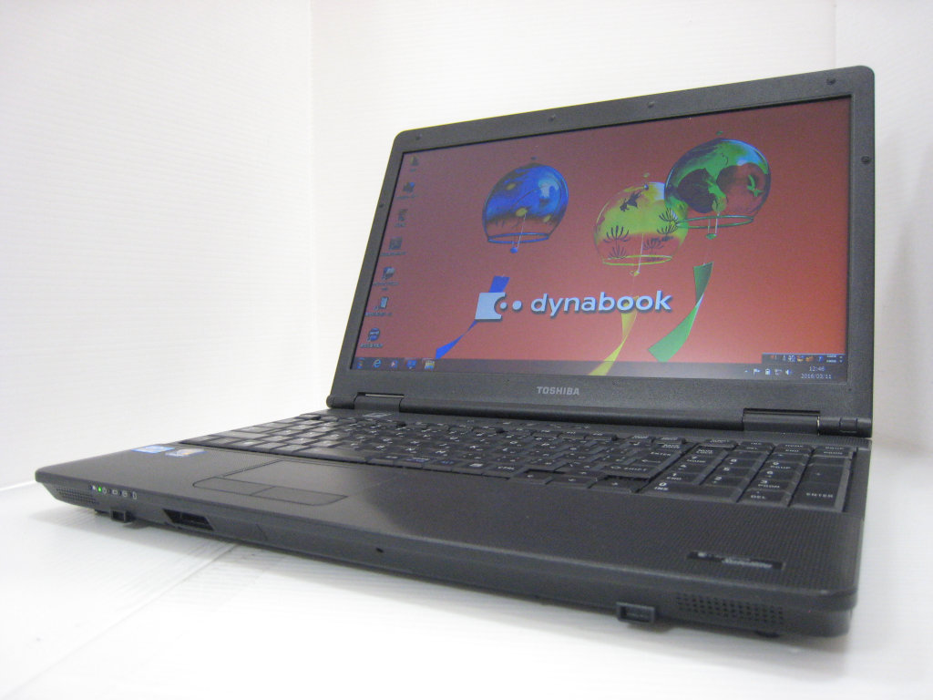 東芝 dynabook B551/C CPU:Core i5-2520M 2.50GHz / メモリ：4GB / SSD:120GB / DVDマルチ  / 15.6インチ / Windows7 Pro 64bit 中古ノートパソコンが激安販売中！ 中古パソコン市場