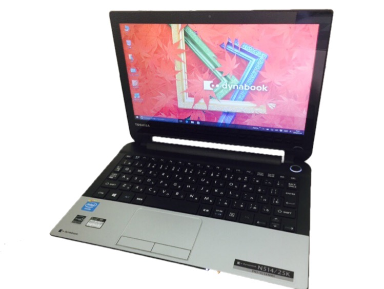 東芝 dynabook N514/25K CPU：Celeron DualCore N2810 2.0GHz / メモリ