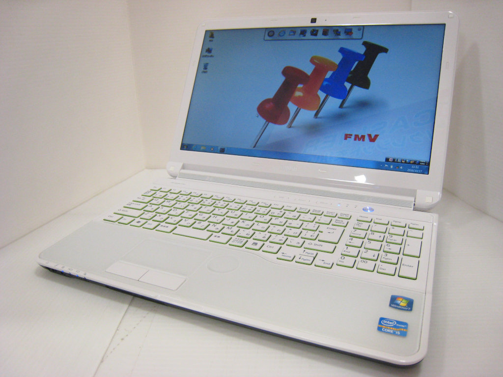 富士通 FMV LIFEBOOK AH54/H CPU:Core i5-3210M 2.50GHz / メモリ：4GB