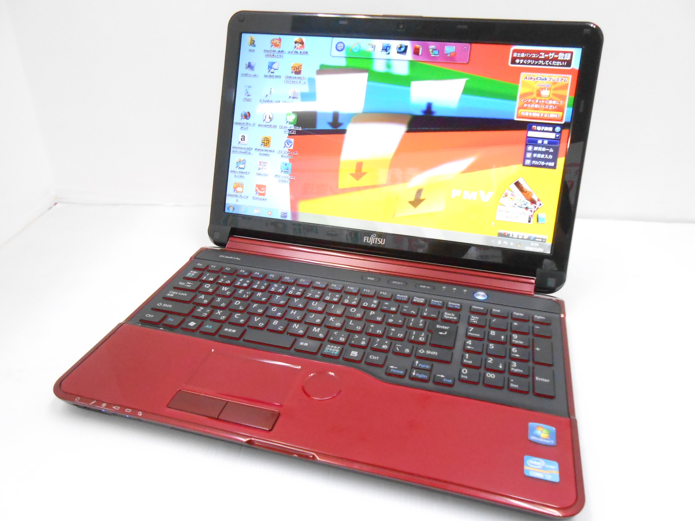 富士通 LIFEBOOK AH56/G CPU:Corei7 2670QM 2.2GHz/メモリ:8GB/HDD ...