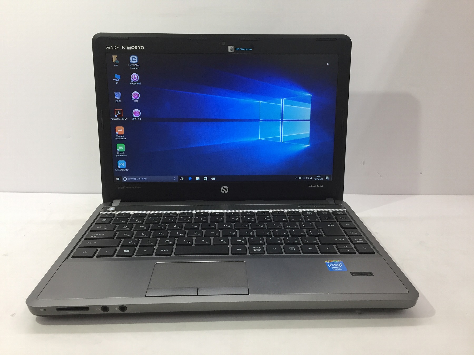 HP ProBook 4340s CPU:Celeron 1000M 1.80GHz / メモリ:4GB / HDD