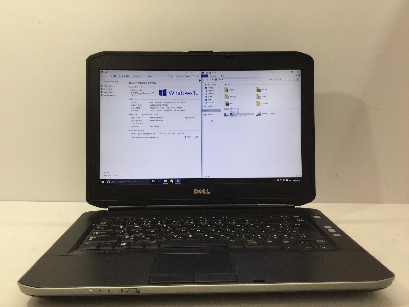 DELL Latitude E5430 Core i5 8GB HDD250GB DVD-ROM 無線LAN Windows10 64bitWPSOffice 14.0インチ HD  パソコン  ノートパソコン