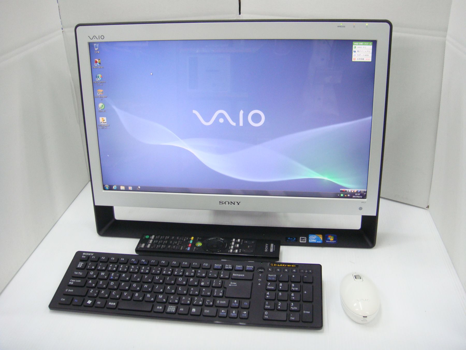 SONY VAIO VPCJ138FJ CPU： Core i5-M480 2.67GHz /メモリ：4GB /HDD