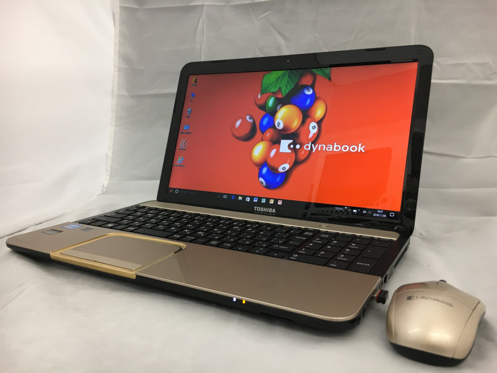 東芝 dynabook T552/58GK CPU:Core i7 3630QM 2.4GHz / メモリ:8GB