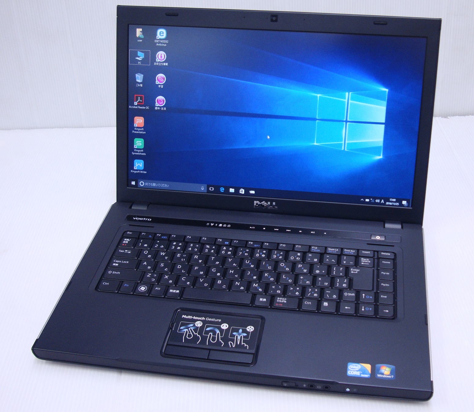 DELL Vostro 3500 CPU:Corei3 330M 2.13GHz / メモリ:4GB / HDD:160GB ...