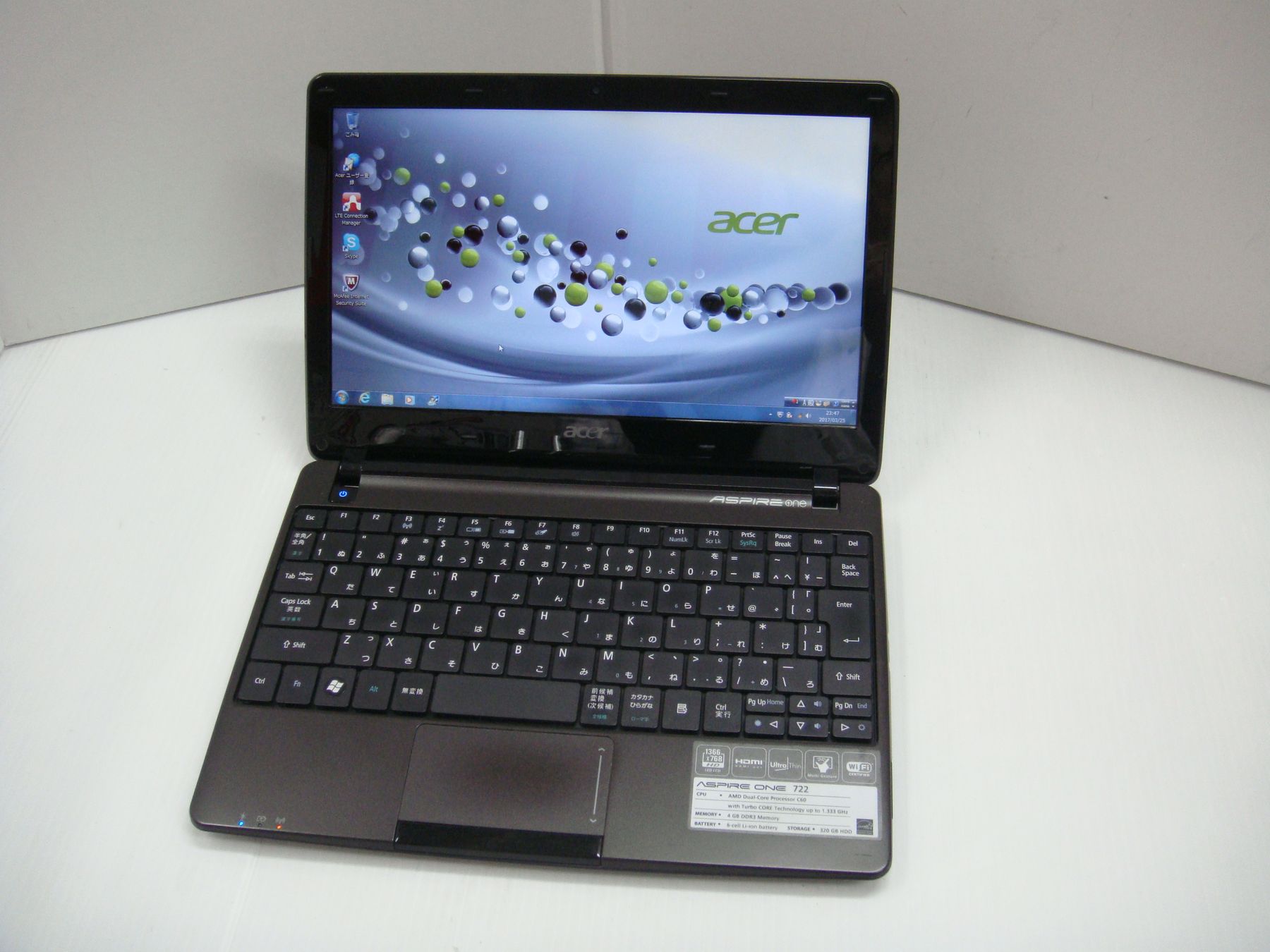 \u003c送料無料\u003e acer Aspire one 722-CM301 Office付