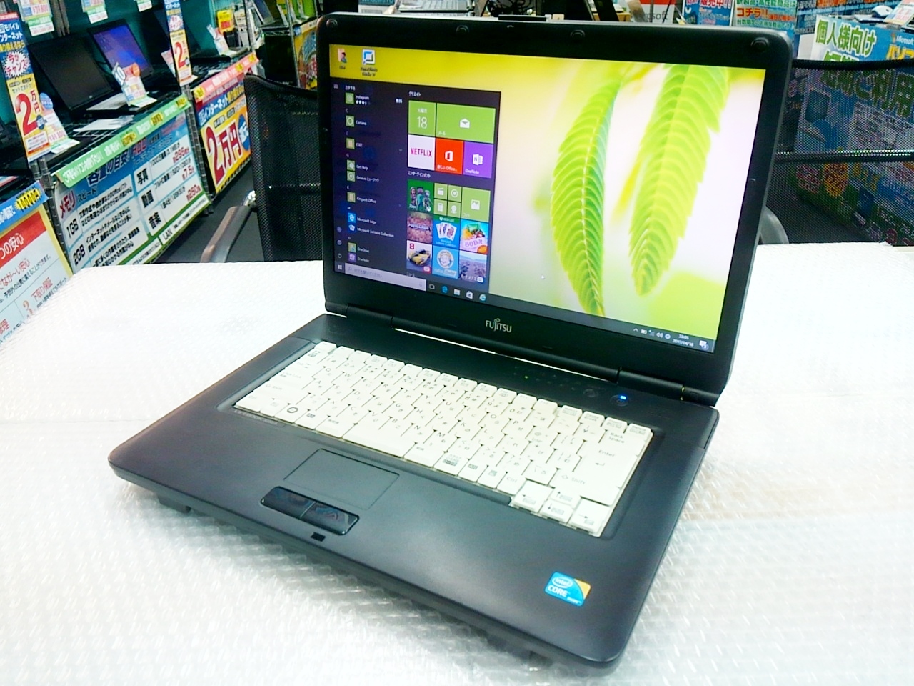 富士通 LIFEBOOK A550/A Core i5 4GB 160GB DVDマルチ 15.6型液晶 Windows7 Professional  中古 中古パソコン 中古ノートパソコン