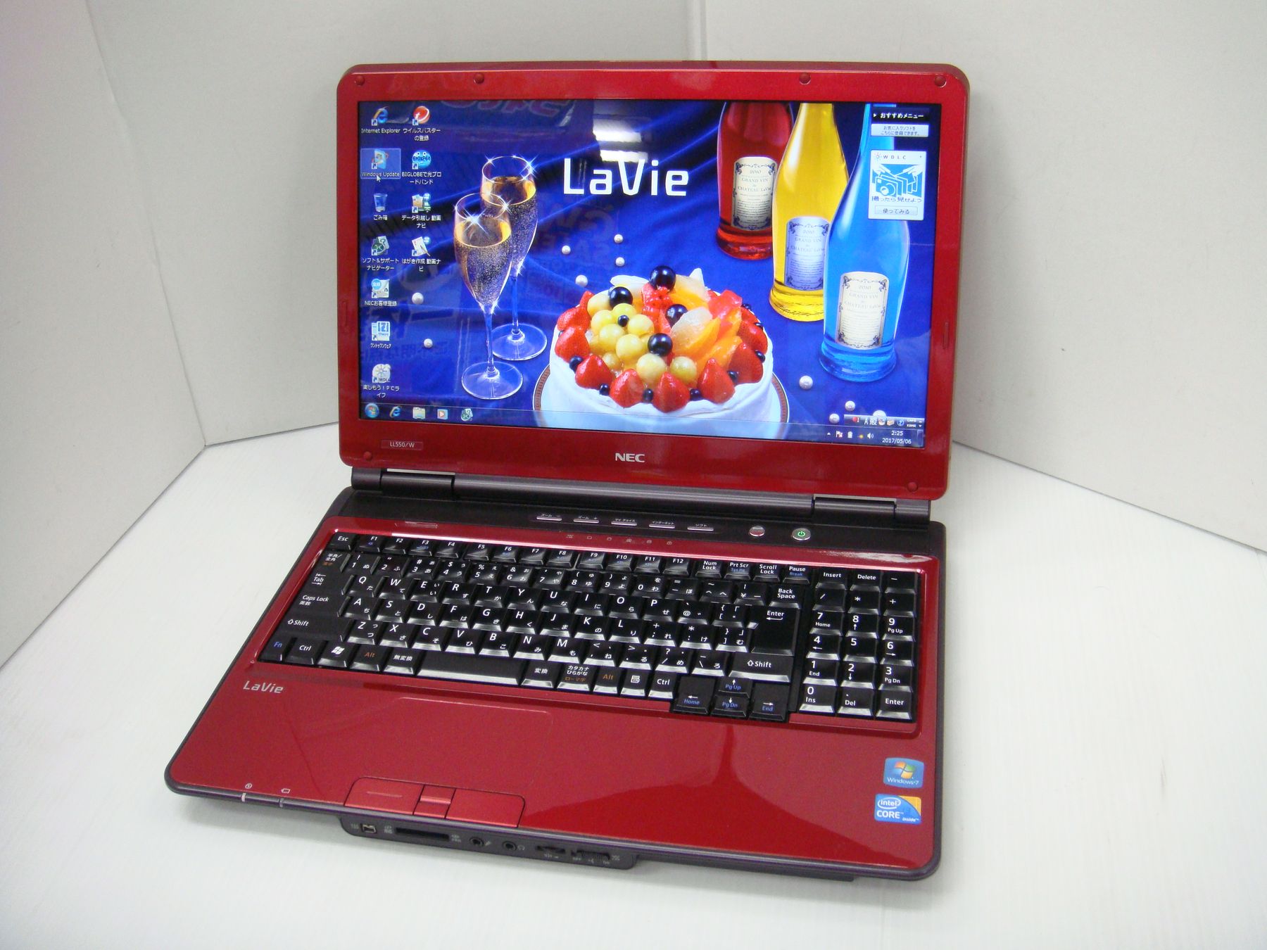 【ジャンク品】NEC　ノートパソコン　 LaVie LL550/W