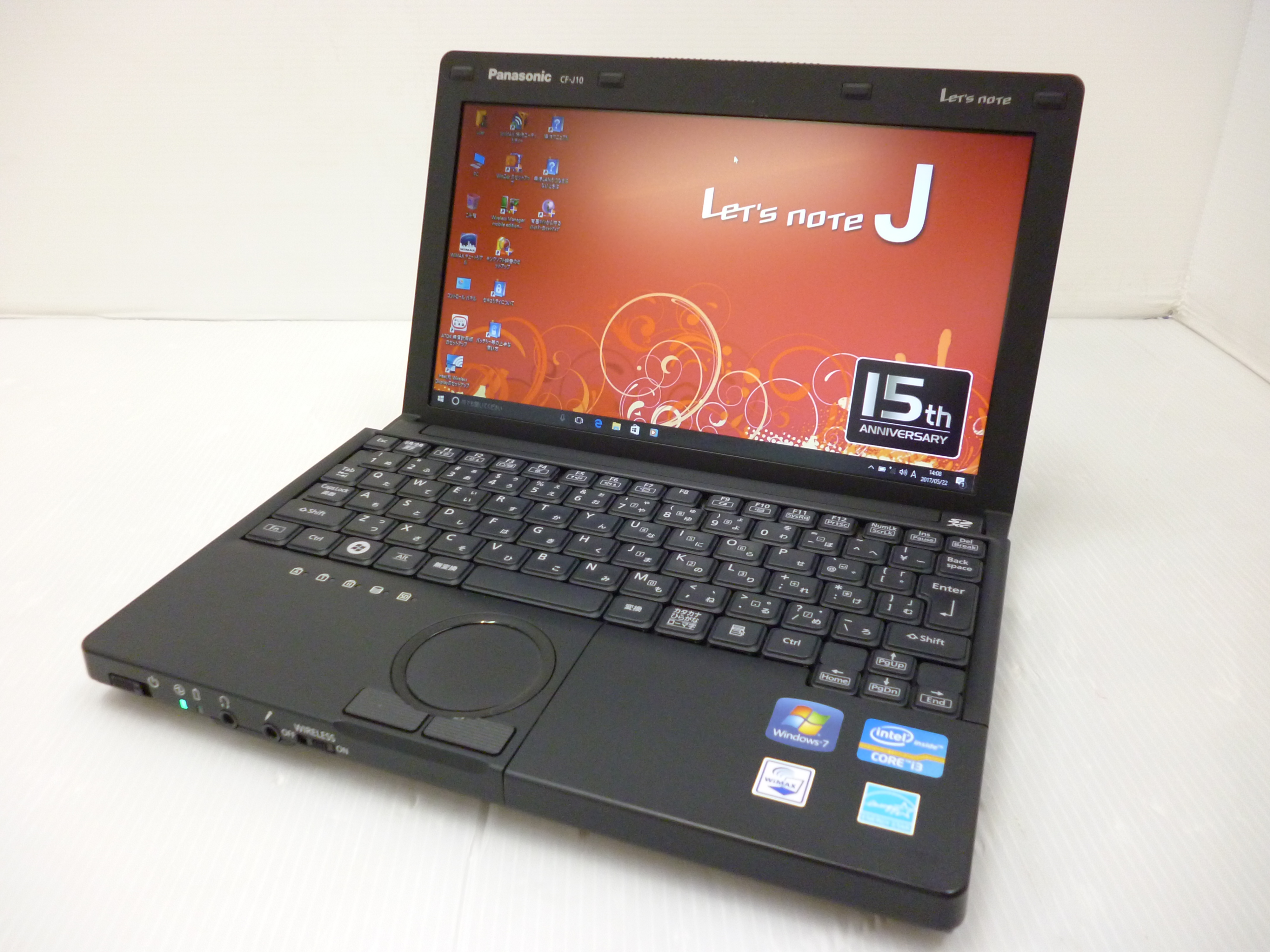 Panasonic Let's note CF-J10 CPU:Core i3-2310M 2.0GHz/メモリ:4GB ...