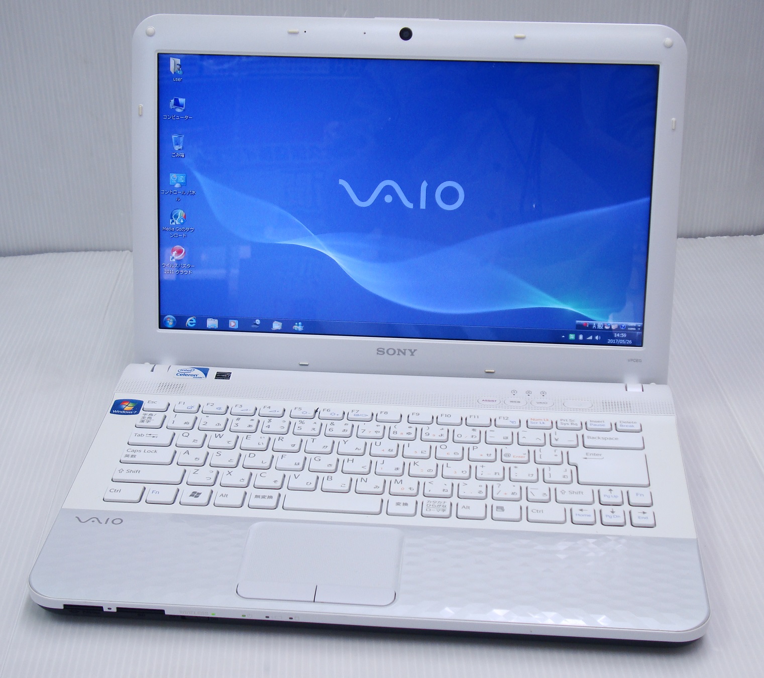 【ジャンク　ストレージ無し】SONY VAIO ノートPC PCG-61A11N