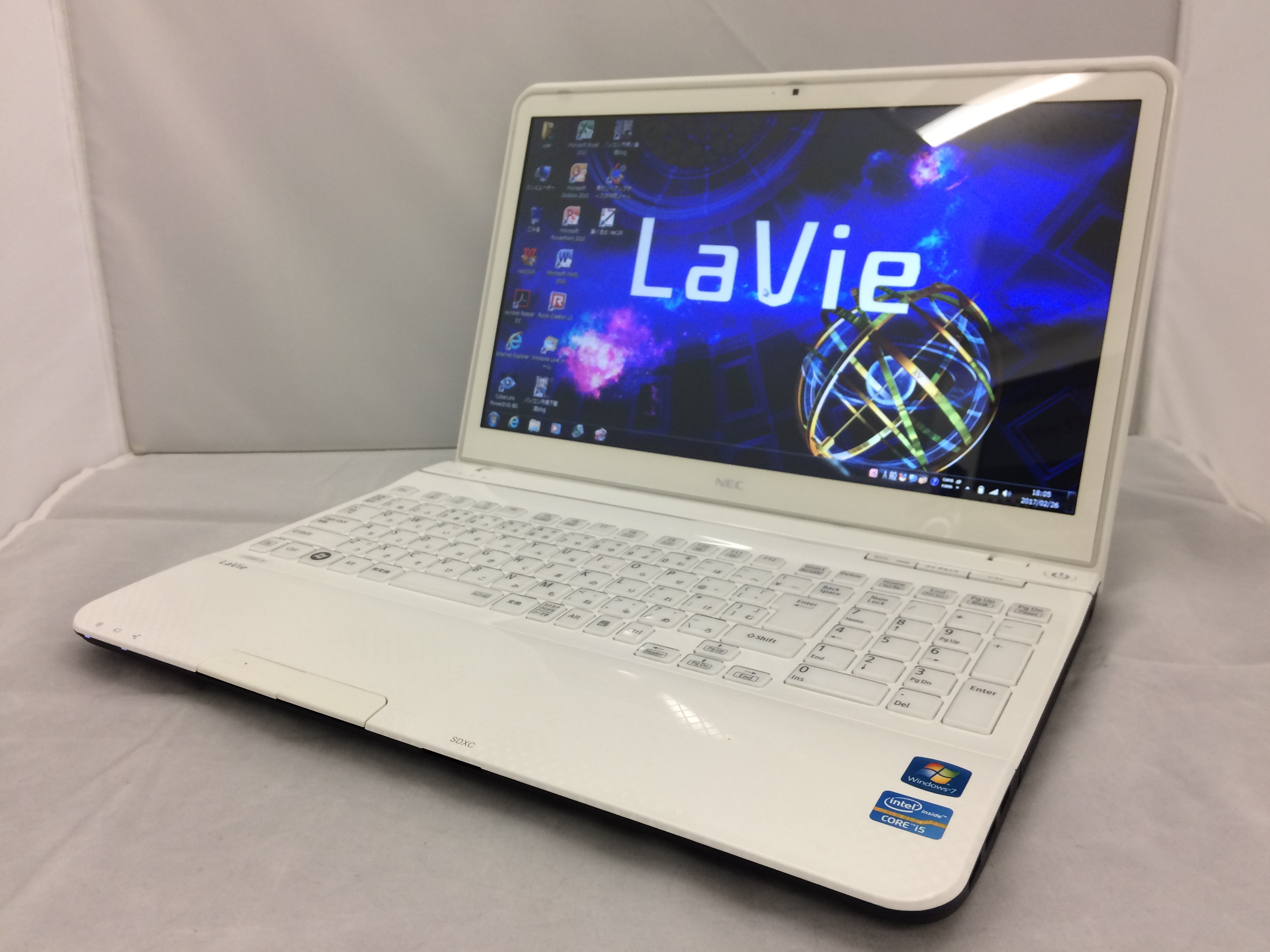 NEC LaVie S PC-LS550HS6W Core i5 3210M 2.5GHz/メモリ:8GB/SSD:250GB 