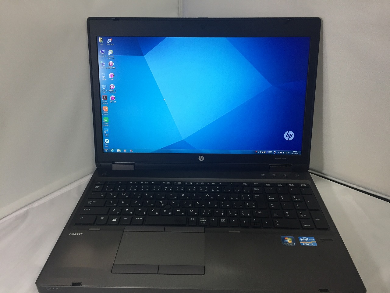 HP ProBook 6570b CPU:Intel Core i5 3210M 2.50Ghz / メモリ:4GB