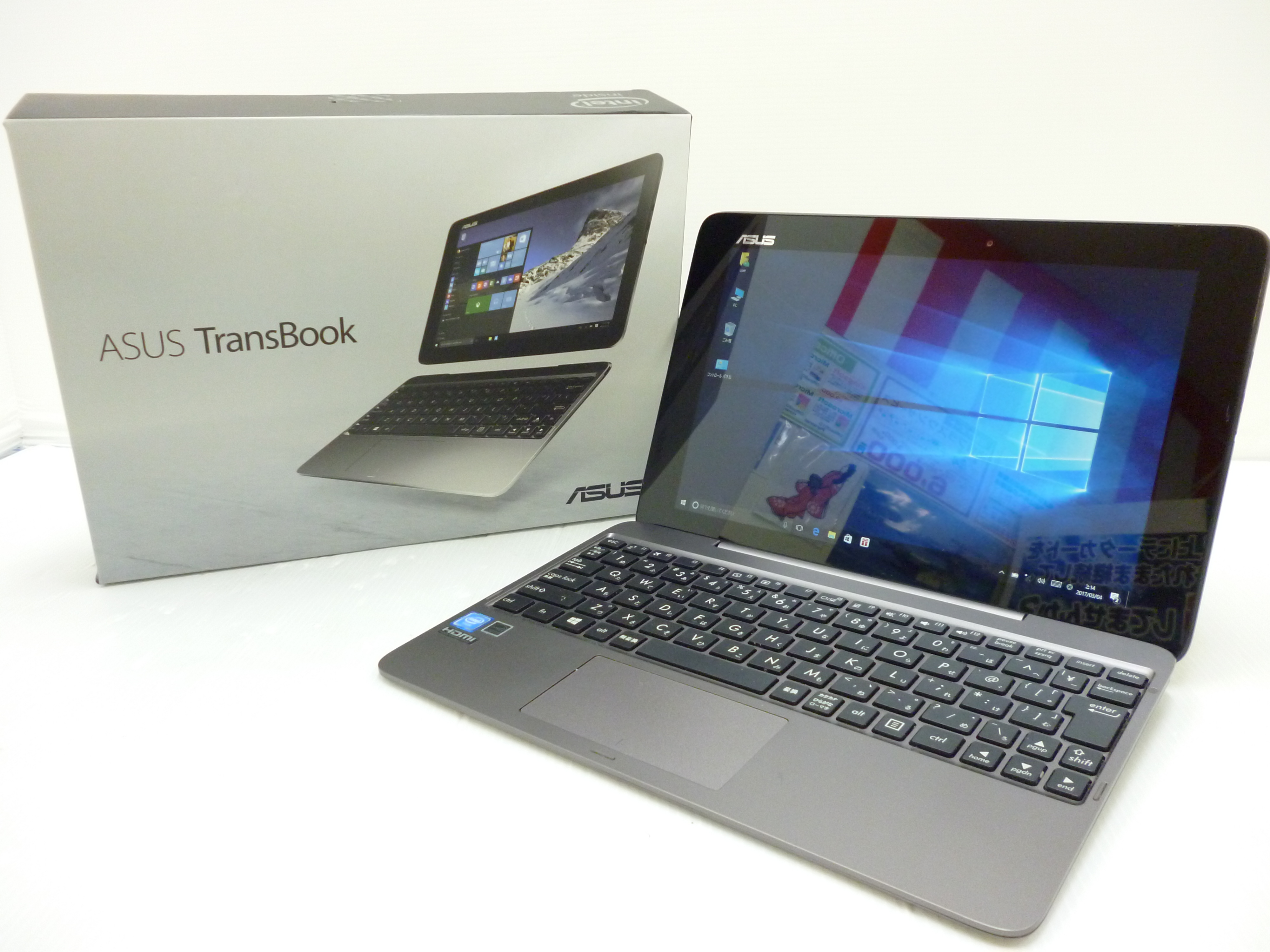 ASUS TranceBook T100H CPU:Atom x5-Z8500 1.44GHz/メモリ:2GB ...