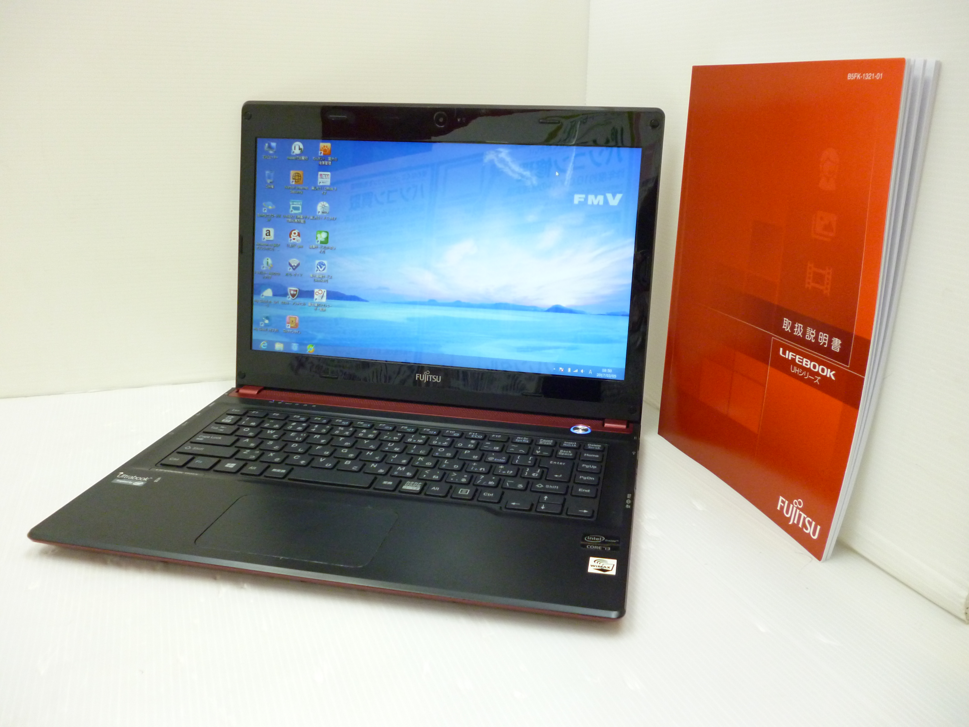 1.9GHz/4GB/SSD524GB/OSなし/動作未確認【栃木出荷】 Core i3-3227U FUJITSU UH55/K