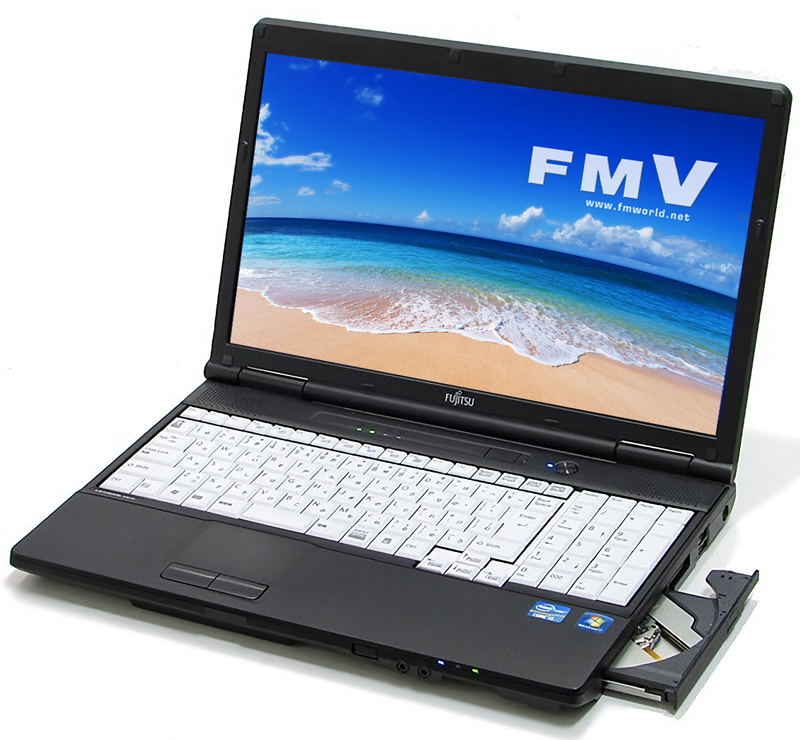 富士通 FMV-A572/E CPU:Core i3-2370M 2.40GHz / メモリ:8GB / HDD