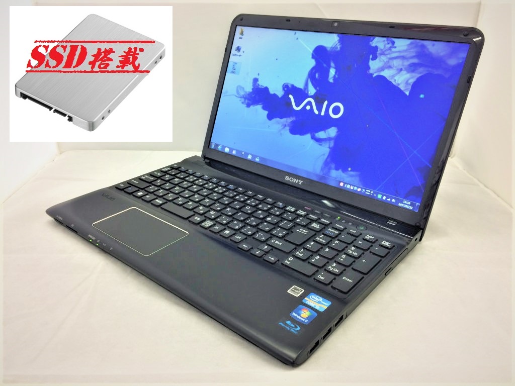 SONY VAIO SVE15117FJB Core i5 2450M 2.5GHz / メモリ：4GB / SSD ...