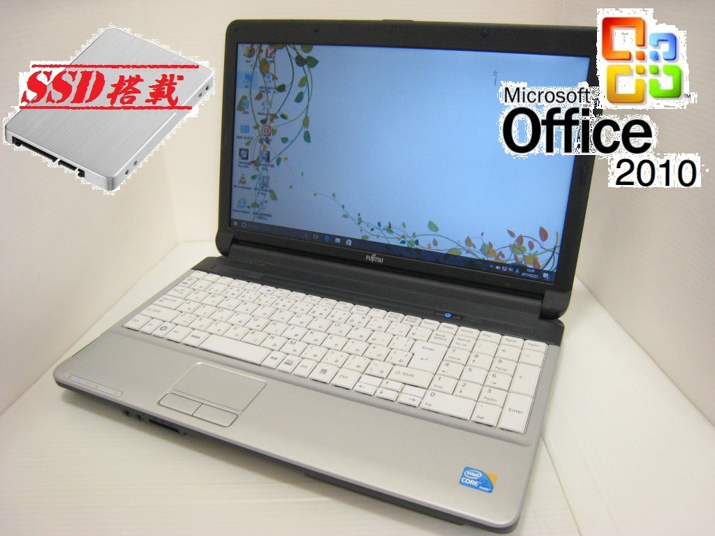 富士通 LIFEBOOK A530/AX CPU:Core i3 M350 2.27GHz / メモリ：2GB ...