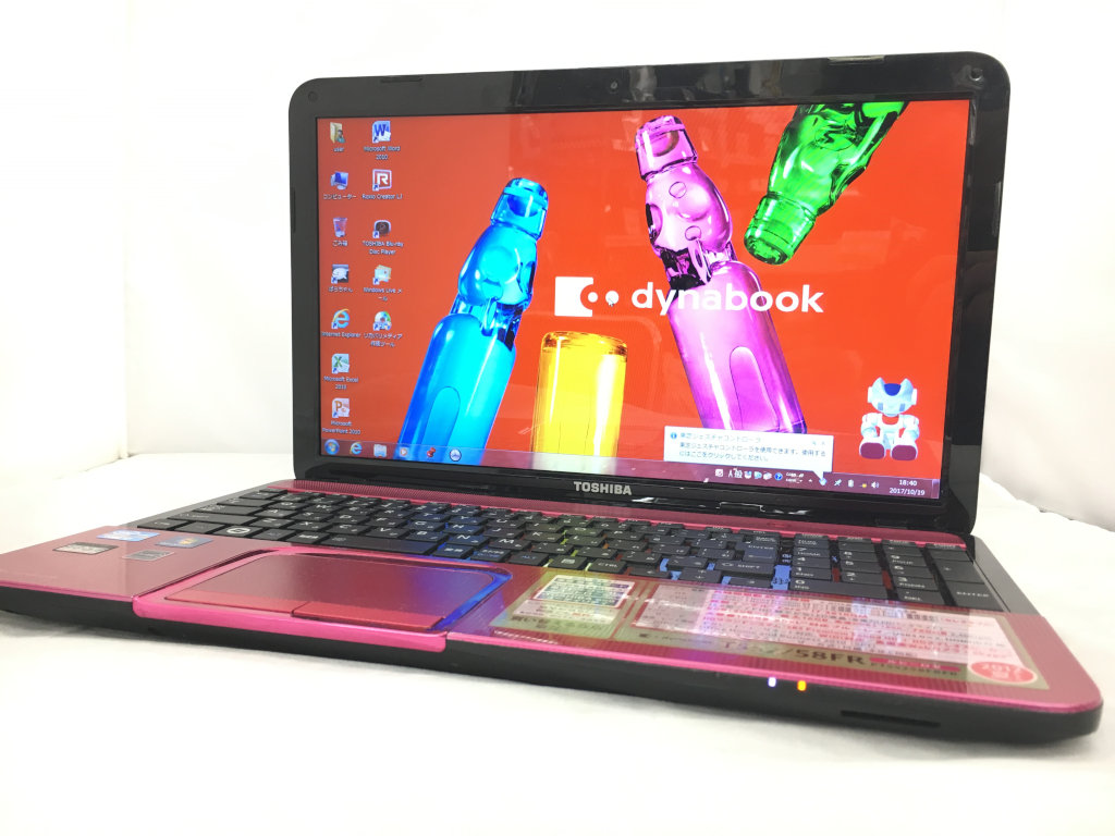 東芝 dynabook T552/58FR Core i7 2610QM 2.3GHz / メモリ：8GB / HDD ...