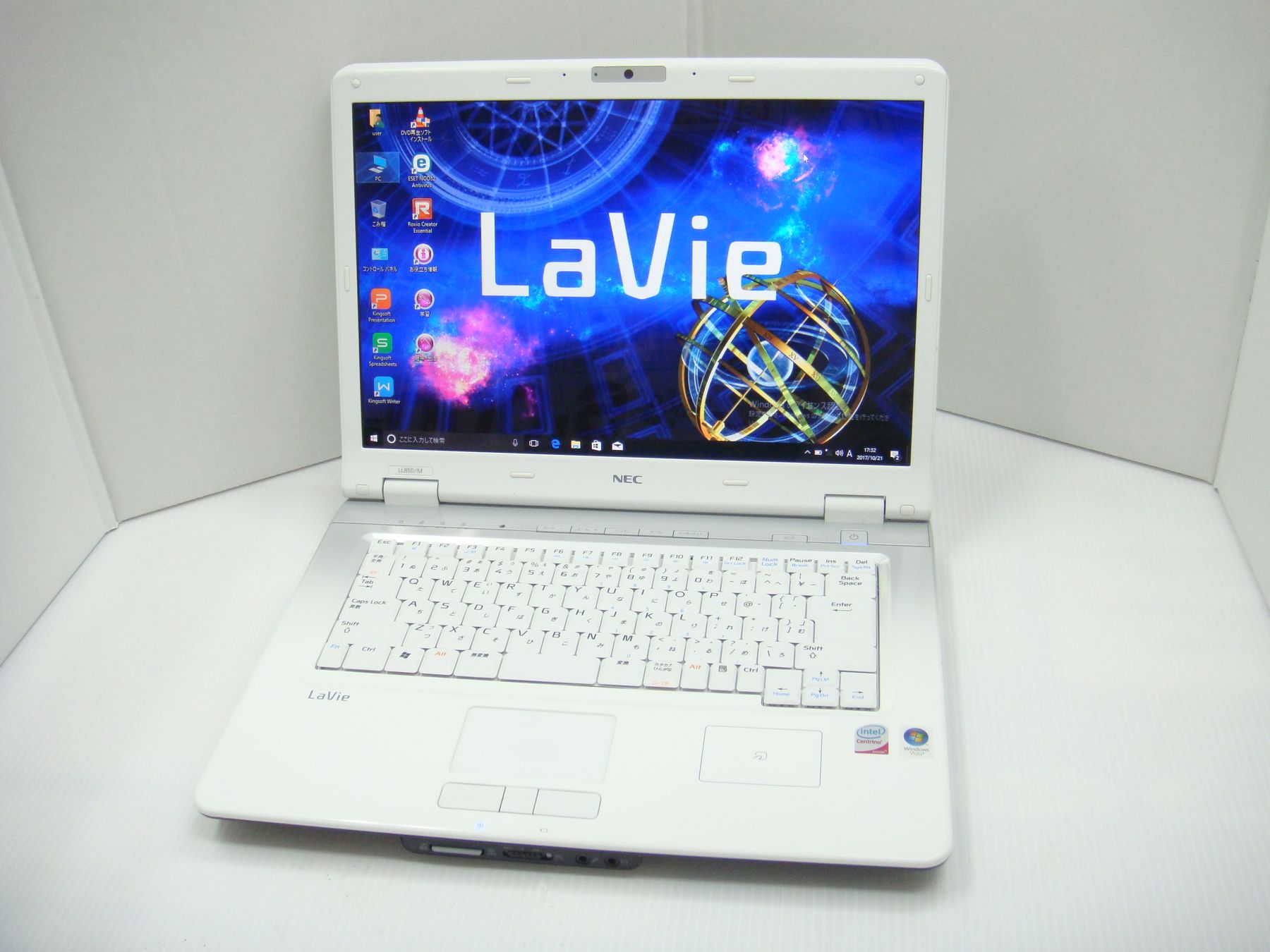 NEC Lavie LL850/M CPU：Core 2 Duo-T8100 2.1GHz/メモリ：2GB /HDD