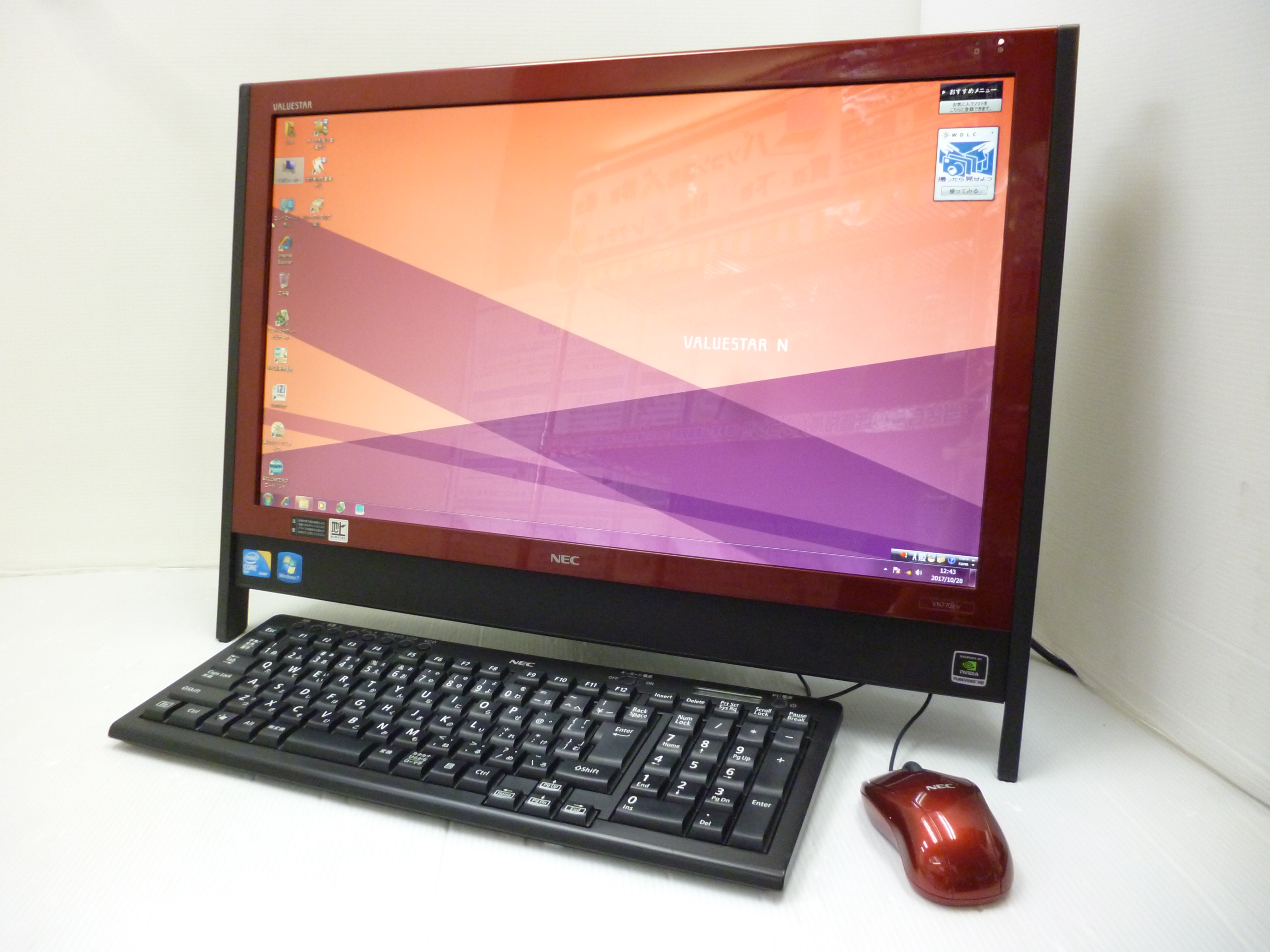 NEC VALUESTAR VN770/V CPU:Core2Duo E7600 3.06GHz/メモリ:4GB/HDD