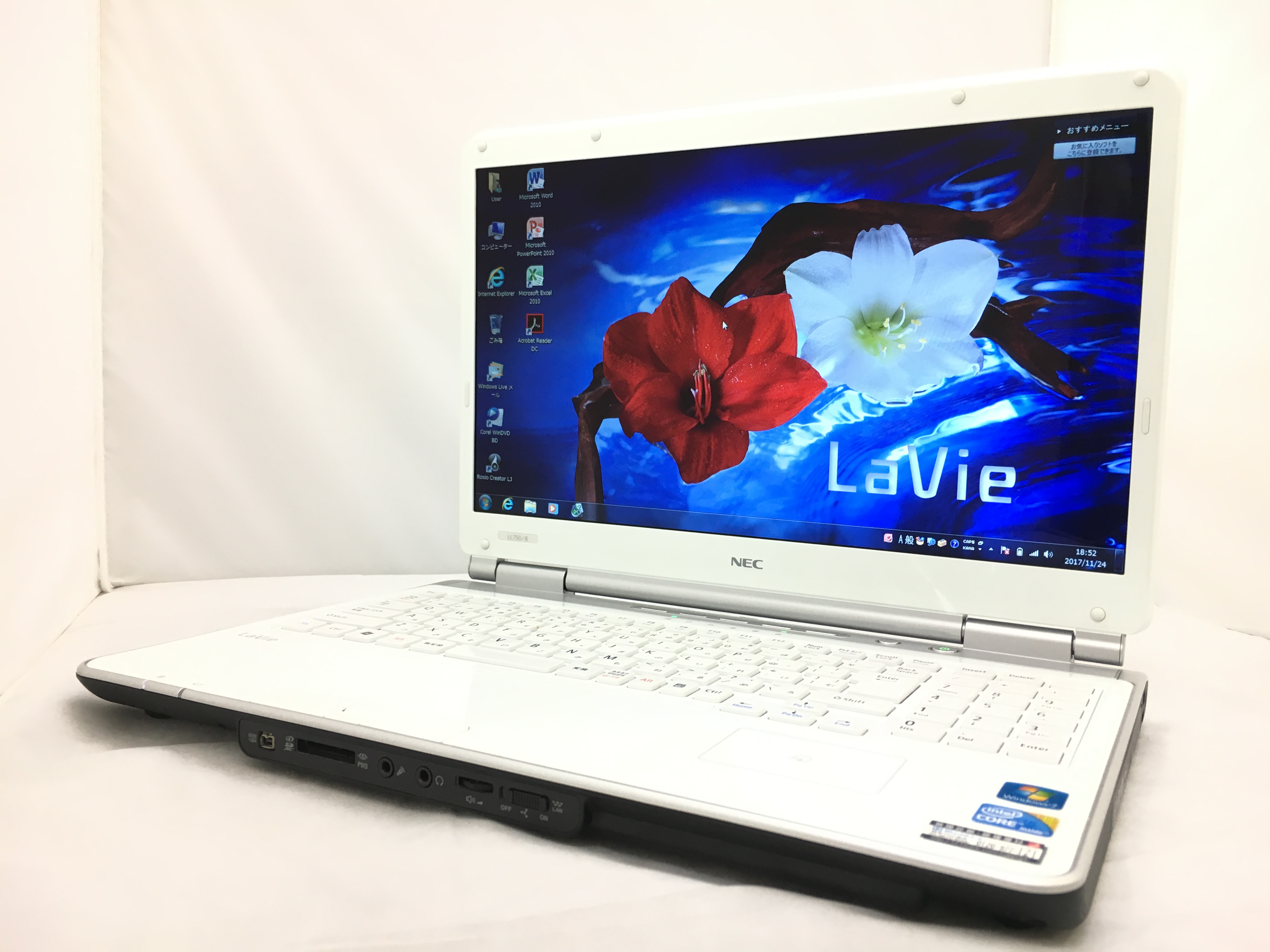 NEC LaVie PC-LL750BS1YW NEC LaVie PC-LL750BS1YW(Core i5 450M 2.4