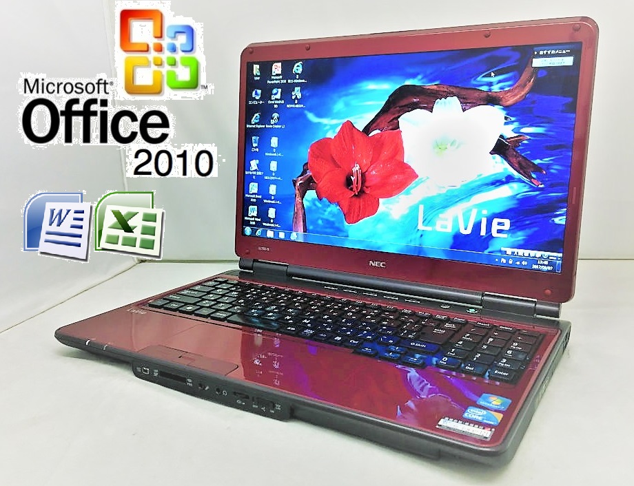 NEC LaVie PC-LL750BS1YR Core i5 450M 2.4GHz / メモリ：4GB / HDD