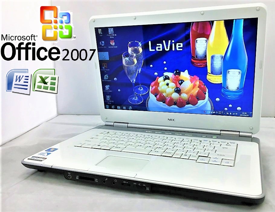 NEC LaVie PC-LL150/W Celeron T3000 1.8GHz / メモリ：4GB / HDD:320B