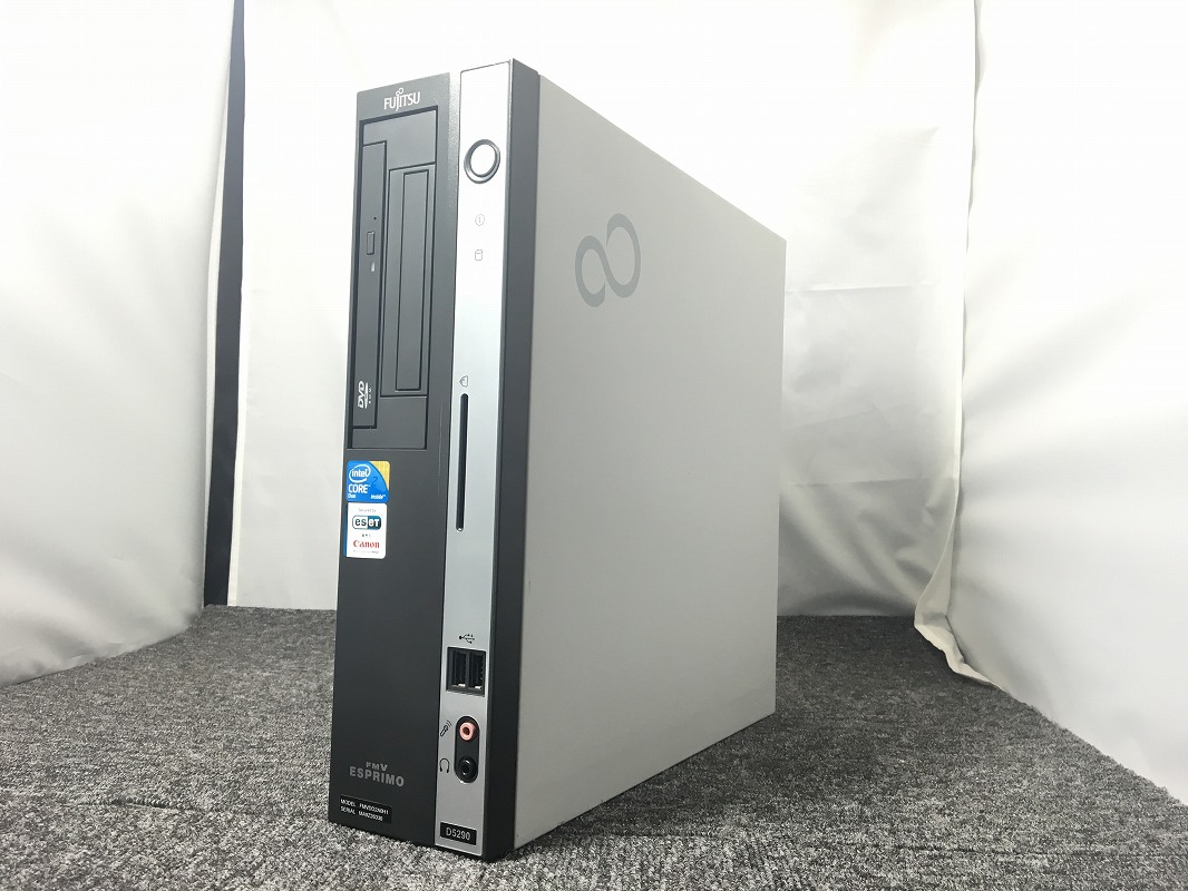 FUJITSU FMV-D5290 C2D(E7500)2.93GHz/1GB/160GB/DVDROM/WinXP 訳あり