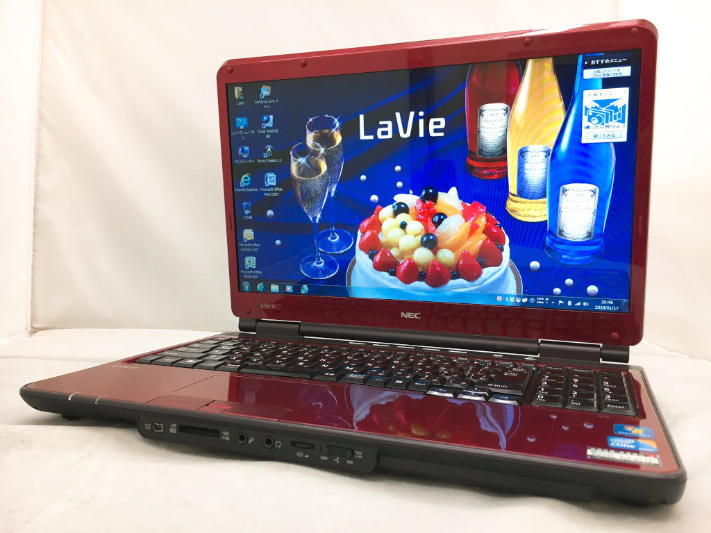 NEC LaVie LL750/W Core i5 M430 2.27GHz / メモリ：4GB / HDD : 500GB