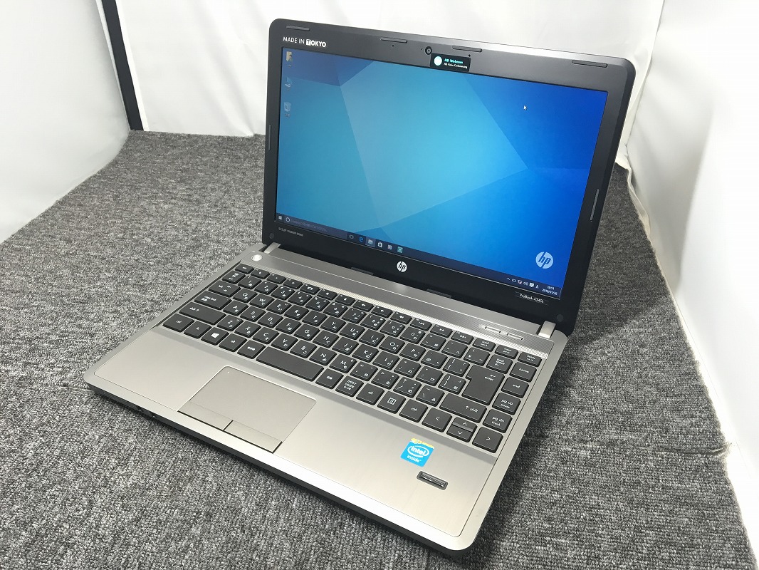 HP ProBook 4340s Cel(1000M)1.80GHz/4GB/320GB/13.3ｲﾝﾁ/Win10Pro32bit