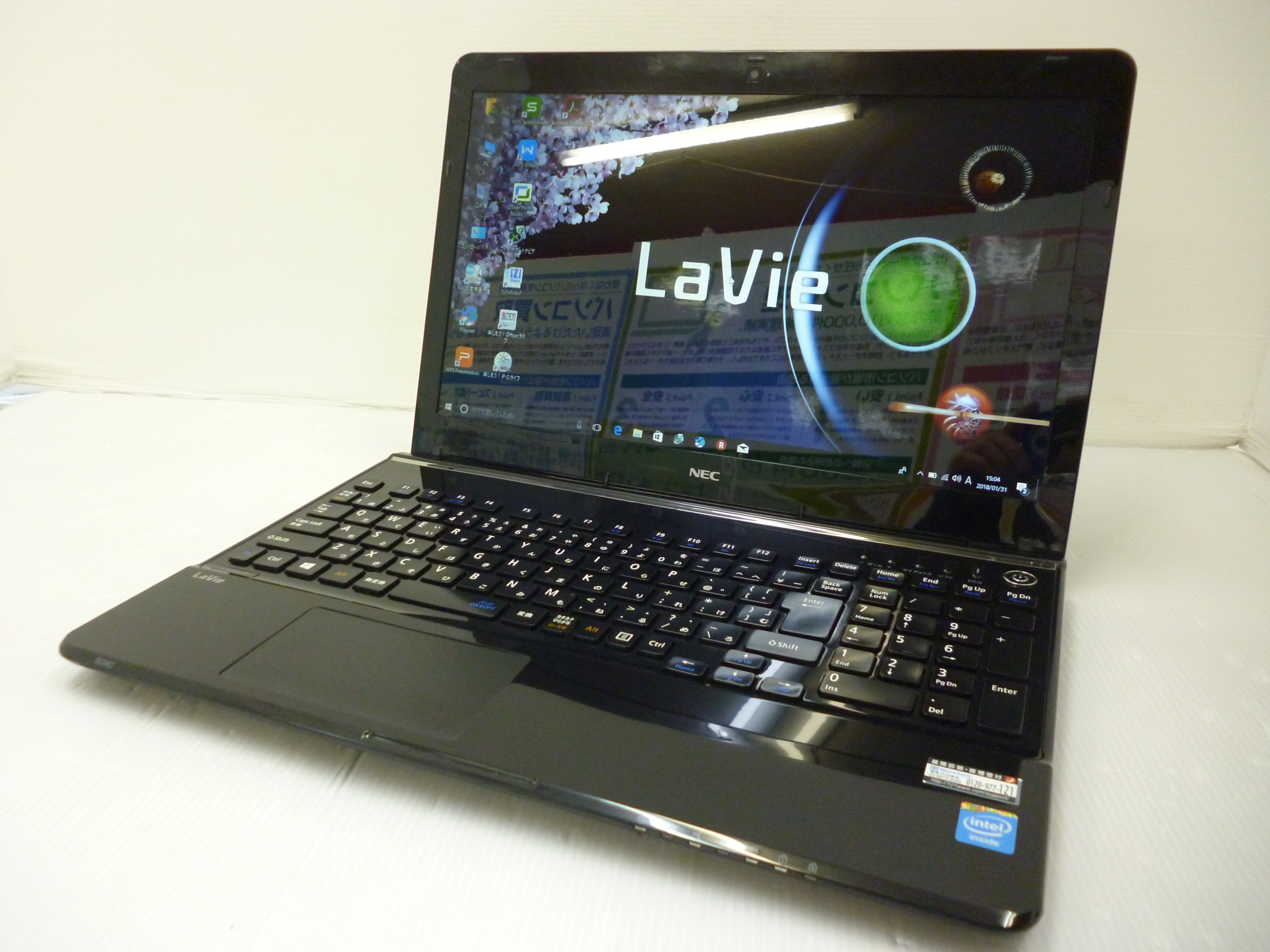 NEC LaVie LS150/R CPU:Celeron Dual-Core 1.9GHz/メモリ:4GB/HDD ...