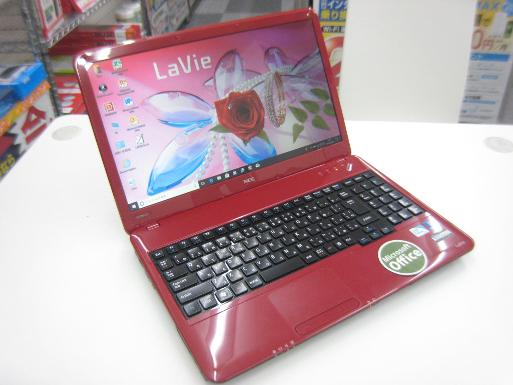 NEC LaVie PC-LS150DS1TR Windows10 Home 64bit(HDDリカバリ