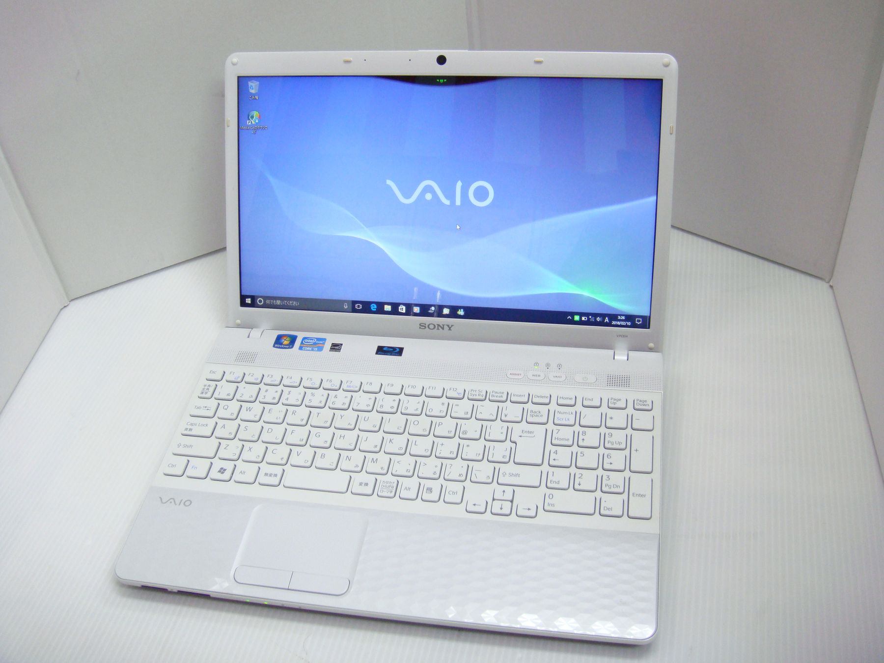 SONY VAIO VPCEH39FJ CPU：Core i5-2450M 2.50GHz/メモリ：4GB /HDD