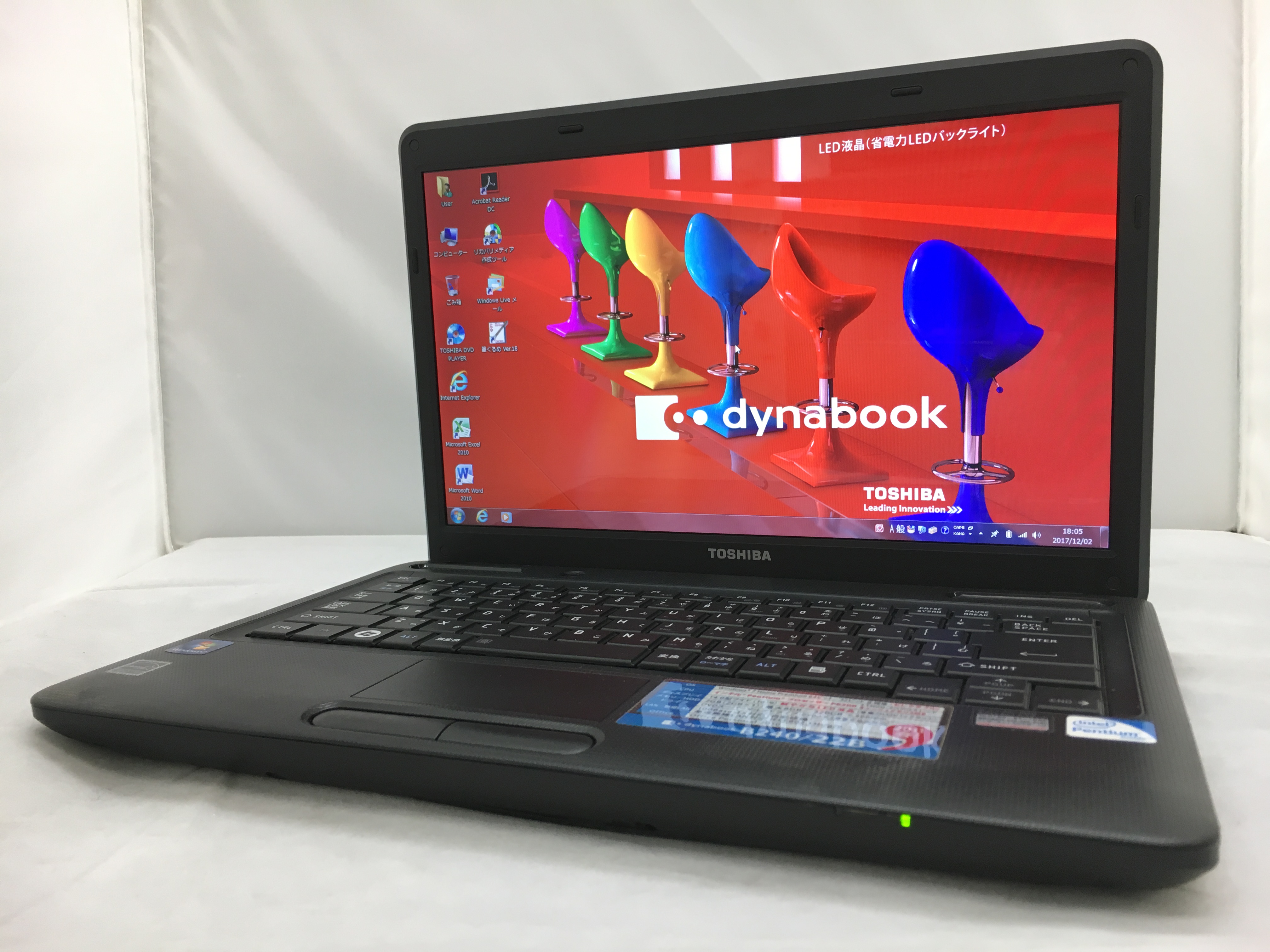 東芝 dynabook B240/22B 東芝 dynabook B240/22B(Pentium P6200 2.1GHz 