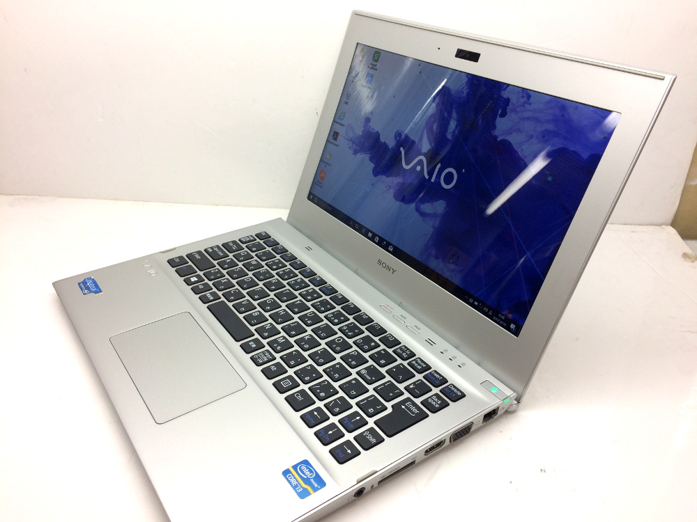 SONY VAIO SVT1111AJ CPU： Core i5 3317U 1.7GHz/メモリ：8GB/SSD