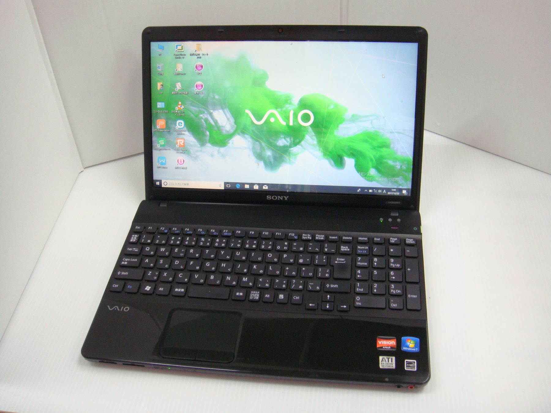 SONY VAIO VPCEE25FJ CPU：AMD AthlonⅡDualCore 2.10GHz/メモリ：4GB