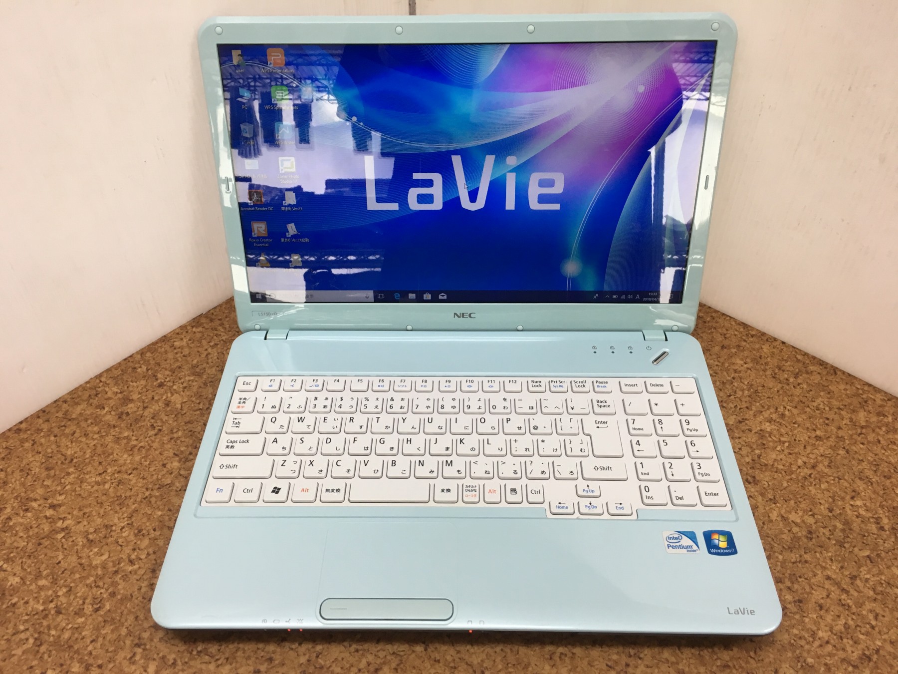 【ジャンク】NEC Lavie PC-LS150LS6B i5/4G/HDD欠