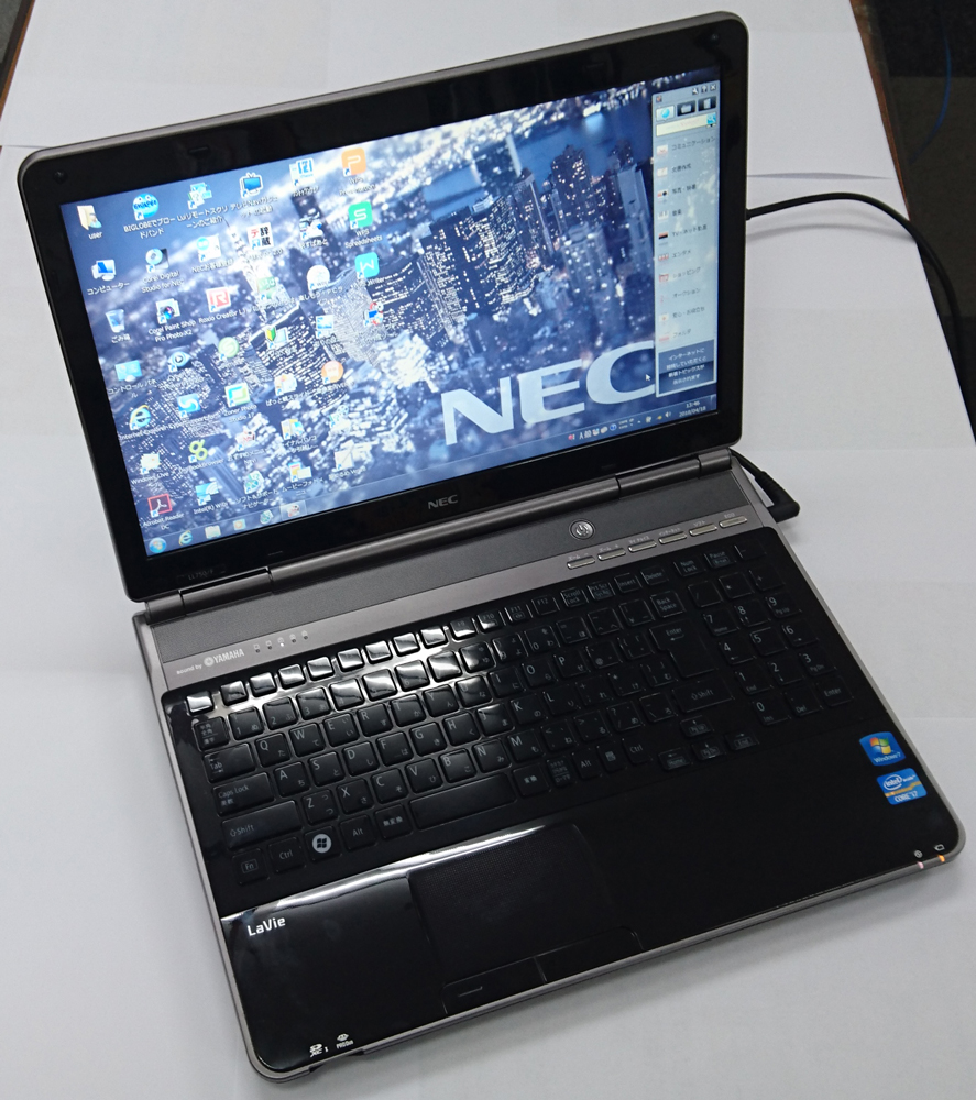 NEC LaVie LL750/F クリスタルブラック CPU：Core i7-2670QM 2.2GHz 