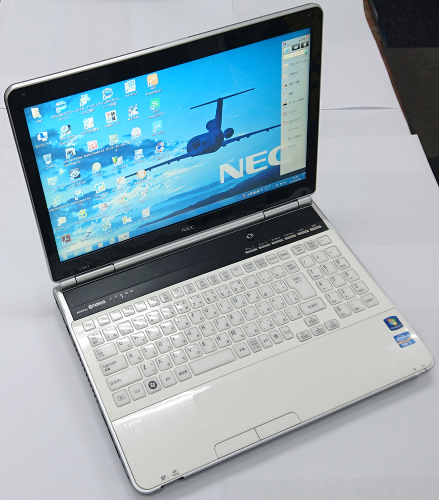 NEC LaVie LL750/F レッド win7 CORE i7 64ビット