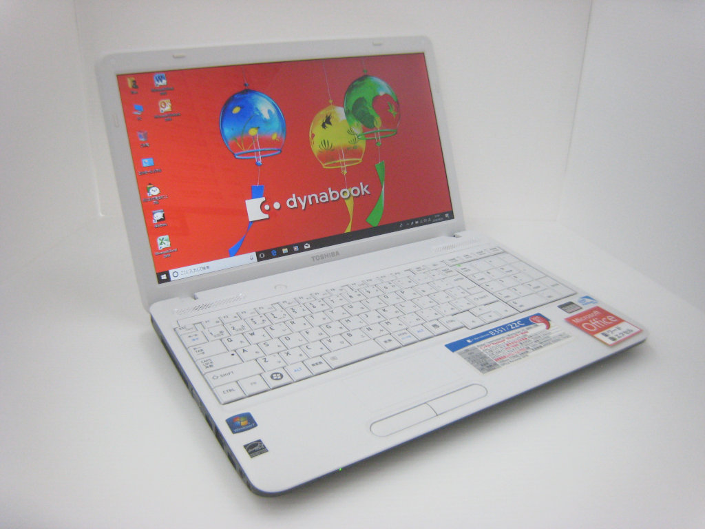 東芝 dynabook B351/22C Windows10 Home 64bit(HDDリカバリ 
