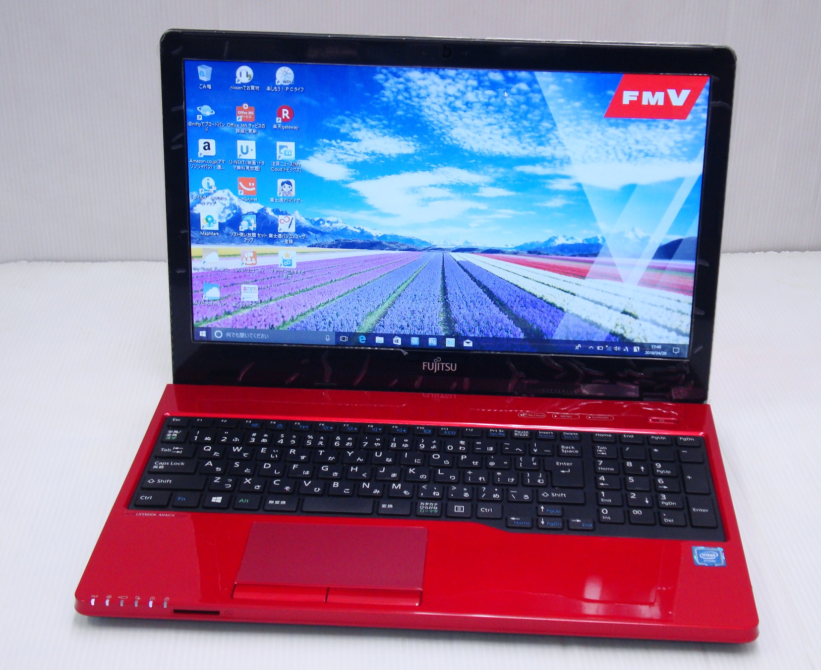 富士通 LIFEBOOK AH42/X CPU:Celeron 3205U 1.50GHz / メモリ:4GB