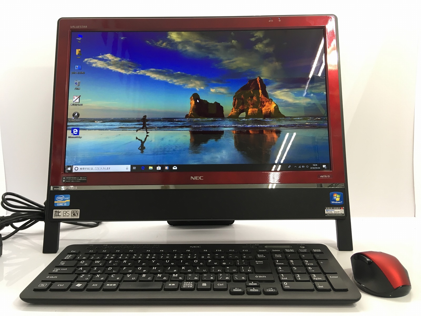 VALUESTAR VN770/D NEC VALUESTAR VN770/D 中古デスクトップパソコンが