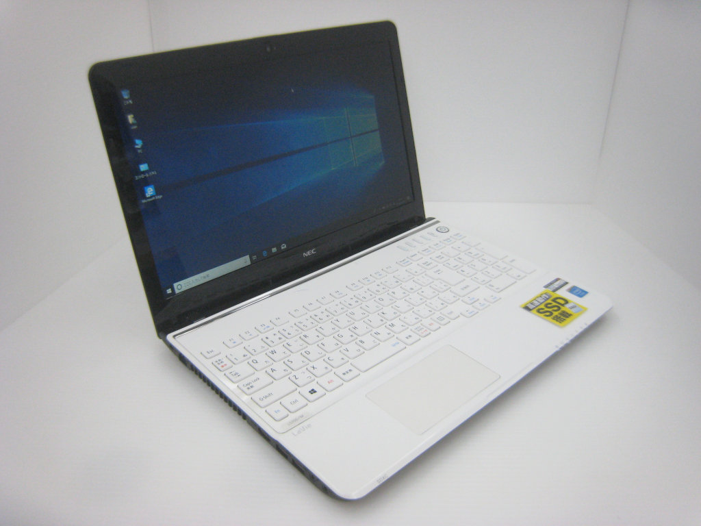 NEC LaVie LS150SSW うるさ エクセル・ワードOK 美品 Windows11pro Intel celeron 2957U  16GBメモリ SSD256GB