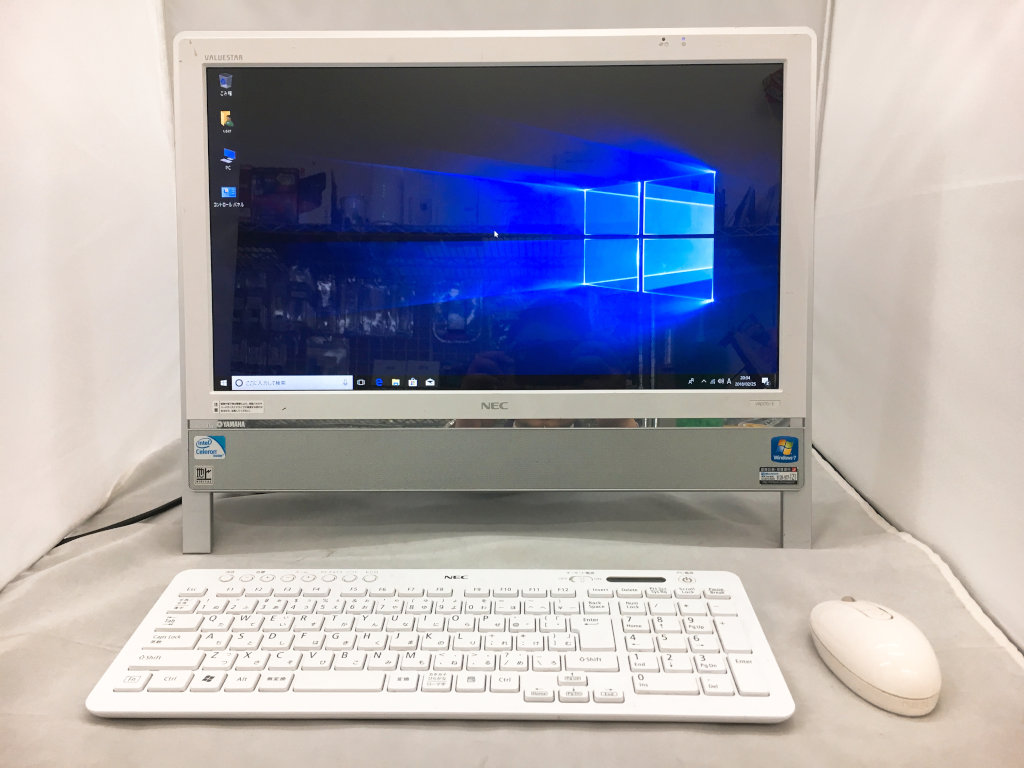 送料無料NEC 一体型20型PC-VN370BS6W ウインドウズ10　訳あり