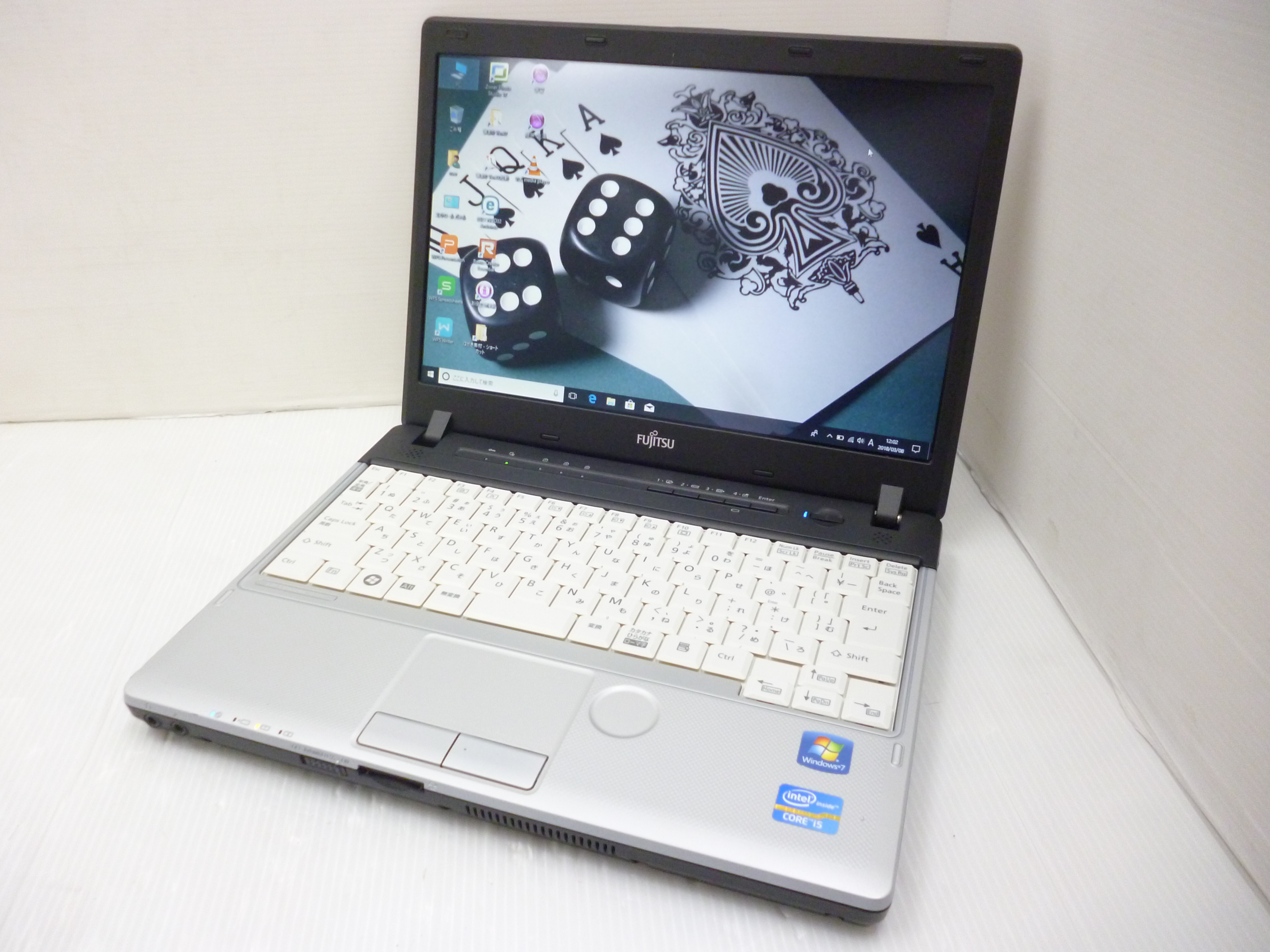 富士通 LIFEBOOK P771/C CPU:Corei5 2520M 2.50GHz/メモリ:4GB/HDD