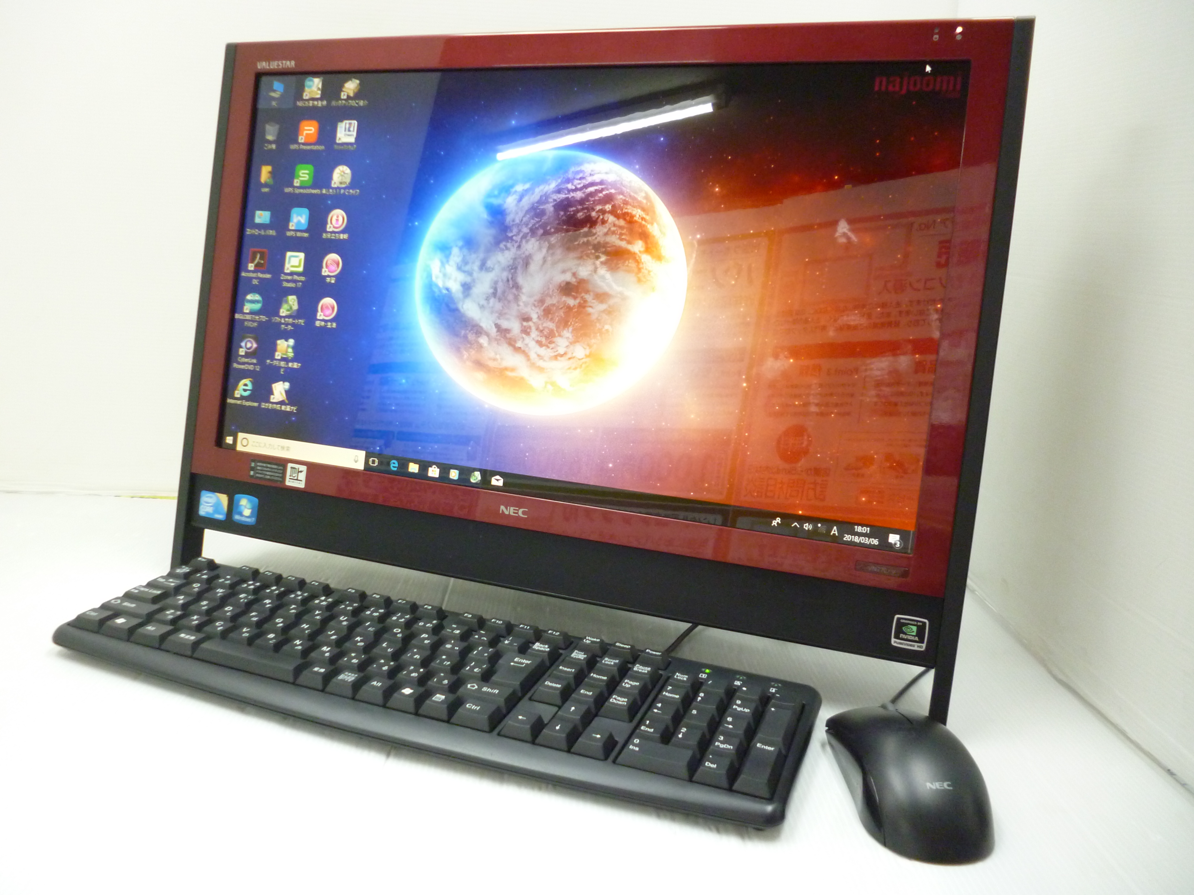 NEC VALUESTAR VN770/V CPU:Core2Duo E7600 3.06GHz/メモリ:4GB/HDD:1TB/Blu